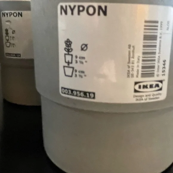 ‘made in Italy’ NWT! assorted pots 🪴🎍 grey & white unused/like new with tags - Picture 5 of 7